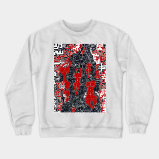 Bodily Milky Way (Black,Red,White) Crewneck Sweatshirt